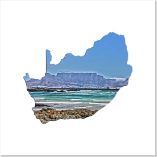 Iconic Table Mountain of South Africa Posters and Art